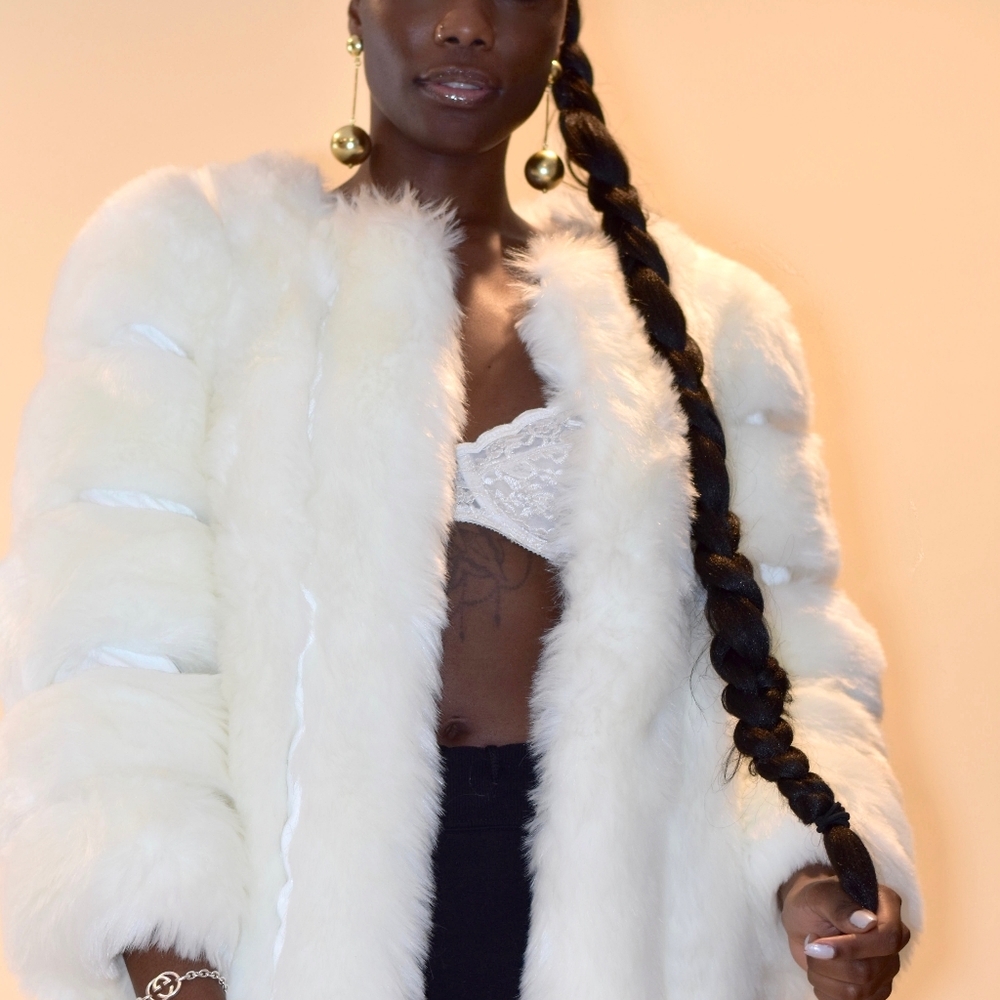 Faux Fur Coat - Picture 3 of 3